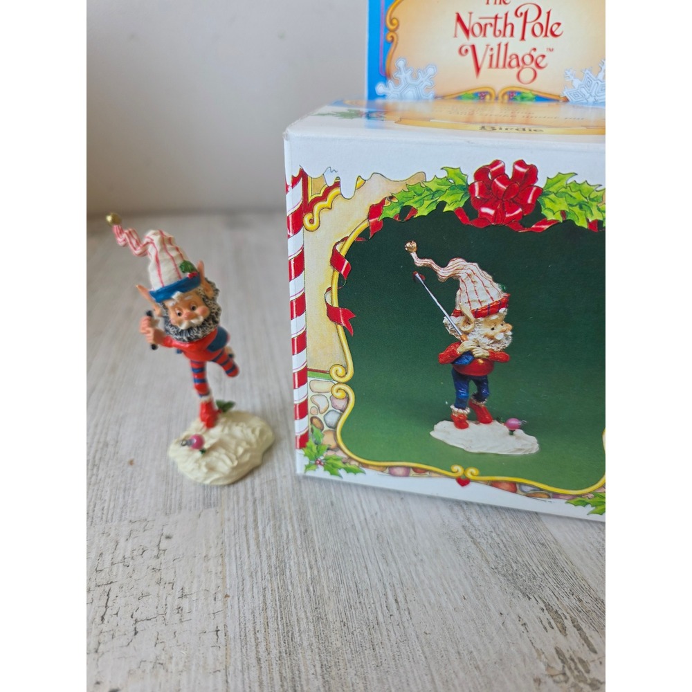 Vintage enesco sandi ziminicki birdie golf AS IS 831573 North Pole village El